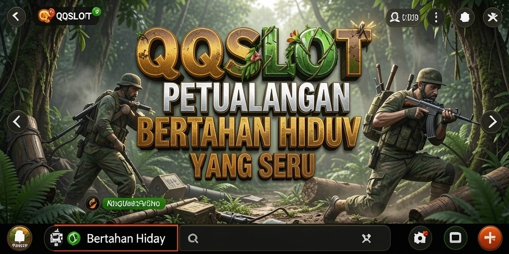 Tampilan antarmuka intuitif dalam QQSLOT untuk mode Bertahan Hidup.