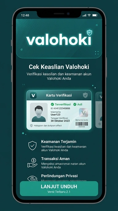 Tampilan kanal resmi valohoki